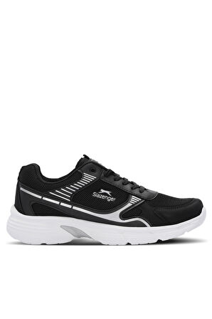 Slazenger MIRAGE I Büyük Beden Erkek  Siyah / Beyaz Koşu & Yürüyüş Spor Ayakkabısı