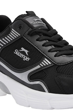 Slazenger MIRAGE I Büyük Beden Erkek  Siyah / Beyaz Koşu & Yürüyüş Spor Ayakkabısı
