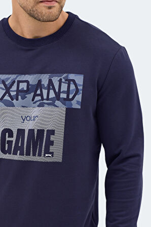 Slazenger RUBIO Erkek  Lacivert Sweatshırt