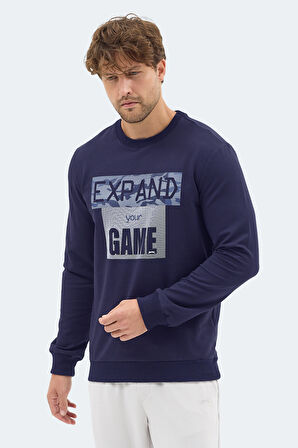 Slazenger RUBIO Erkek  Lacivert Sweatshırt