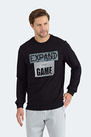 Slazenger RUBIO Erkek  Siyah Sweatshirt