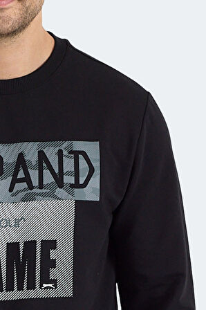 Slazenger RUBIO Erkek  Siyah Sweatshirt