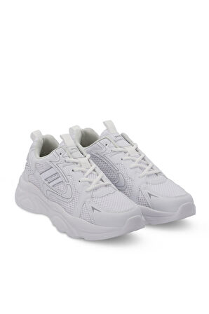 Slazenger INMORTAL I Kadın  Beyaz / Gri Koşu & Yürüyüş Spor Ayakkabısı