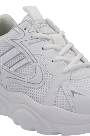 Slazenger INMORTAL I Kadın  Beyaz / Gri Koşu & Yürüyüş Spor Ayakkabısı