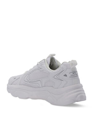 Slazenger INMORTAL I Kadın  Beyaz / Gri Koşu & Yürüyüş Spor Ayakkabısı