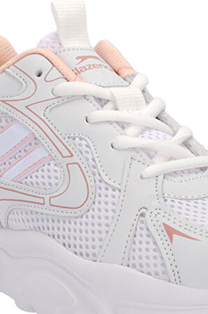 Slazenger INMORTAL I Kadın  Beyaz / Pembe Koşu & Yürüyüş Spor Ayakkabısı