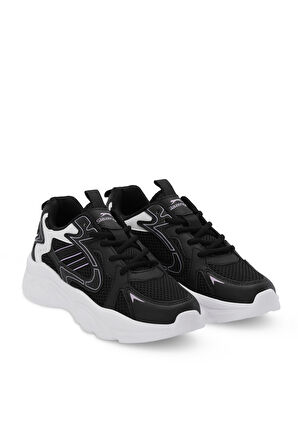 Slazenger INMORTAL I Kadın  Siyah / Mor Koşu & Yürüyüş Spor Ayakkabısı