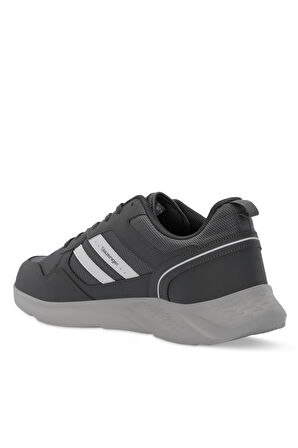 Slazenger IDEAL I Büyük Beden Erkek  Koyu Gri / Beyaz Koşu & Yürüyüş Spor Ayakkabısı