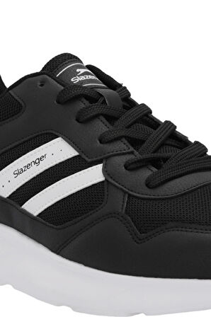 Slazenger IDEAL I Büyük Beden Erkek  Siyah / Beyaz Koşu & Yürüyüş Spor Ayakkabısı