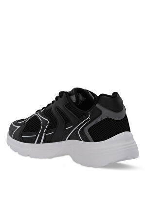 Slazenger IMPROV I Erkek  Siyah / Beyaz Koşu & Yürüyüş Spor Ayakkabısı