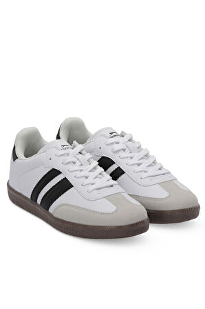 Slazenger ITALY I Erkek  Beyaz / Siyah Günlük Spor Ayakkabısı