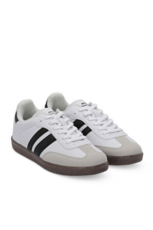 Slazenger ITALY I Kadın  Beyaz / Siyah Günlük Spor Ayakkabısı