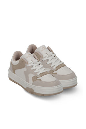 Slazenger PINTO I Kadın  Bej Günlük Spor Ayakkabısı