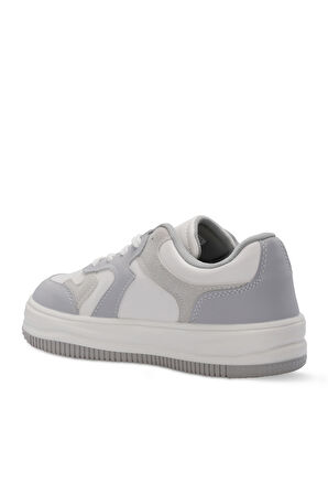 Slazenger PINTO I Kadın  Gri / Beyaz Günlük Spor Ayakkabısı