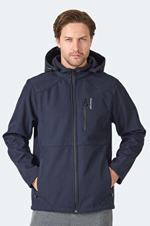 Slazenger HARMONIC Erkek Kapüşonlu Fermuarlı Lacivert Yelek