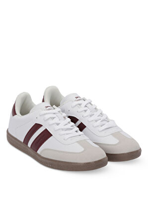 Slazenger ITALY I Erkek  Beyaz / Bordo Günlük Spor Ayakkabısı