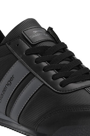 Slazenger OLEG I Erkek  Siyah / Siyah Günlük Spor Ayakkabısı