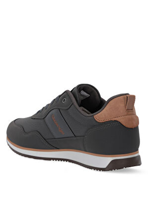 Slazenger OFFENSE Erkek  Koyu Gri / Beyaz Günlük Spor Ayakkabısı