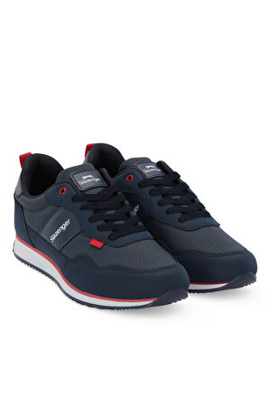 Slazenger OFFENSE Erkek  Lacivert / Beyaz Günlük Spor Ayakkabısı