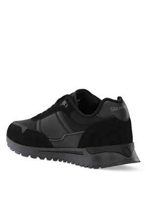 Slazenger OPTICA Erkek  Siyah / Siyah Günlük Spor Ayakkabısı