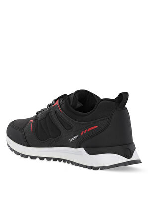 Slazenger OUTBACK I Erkek  Siyah / Kırmızı Günlük Spor Ayakkabısı