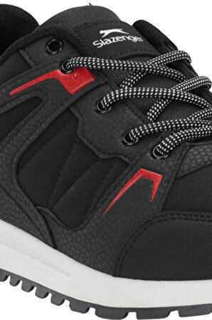 Slazenger OUTBACK I Erkek  Siyah / Kırmızı Günlük Spor Ayakkabısı