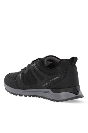 Slazenger OUTBACK I Erkek  Siyah / Koyu Gri Günlük Spor Ayakkabısı