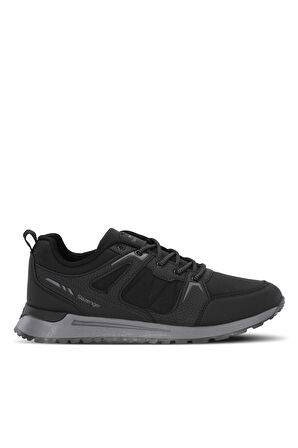 Slazenger OUTBACK I Erkek  Siyah / Koyu Gri Günlük Spor Ayakkabısı