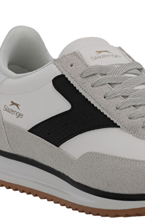 Slazenger OASIS I Erkek  Gri / Beyaz Günlük Spor Ayakkabısı