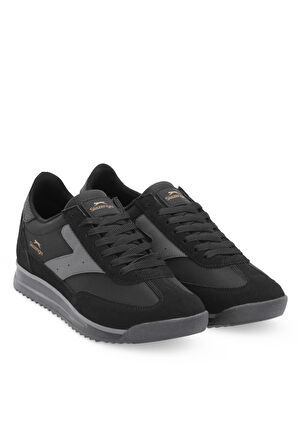 Slazenger OASIS I Erkek  Siyah / Koyu Gri Günlük Spor Ayakkabısı