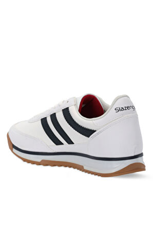Slazenger OXYGEN I Erkek  Beyaz / Lacivert Günlük Spor Ayakkabısı