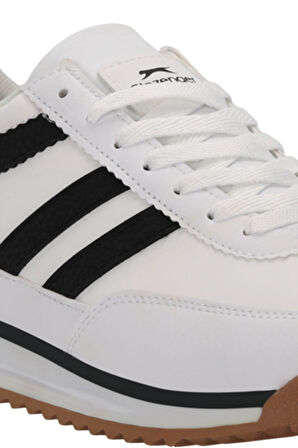 Slazenger OXYGEN I Erkek  Beyaz / Siyah Günlük Spor Ayakkabısı