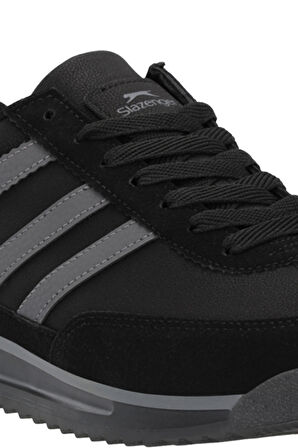 Slazenger OXYGEN I Erkek  Siyah / Koyu Gri Günlük Spor Ayakkabısı