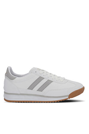 Slazenger OKLAHOMA Erkek  Beyaz / Gri Günlük Spor Ayakkabısı