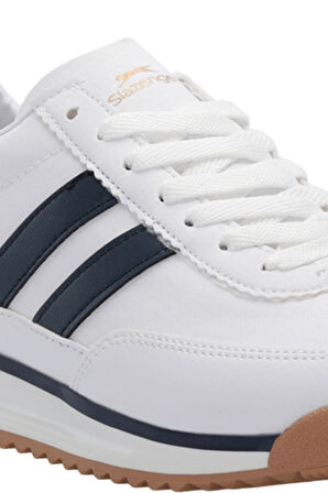 Slazenger OKLAHOMA Erkek  Beyaz / Lacivert Günlük Spor Ayakkabısı
