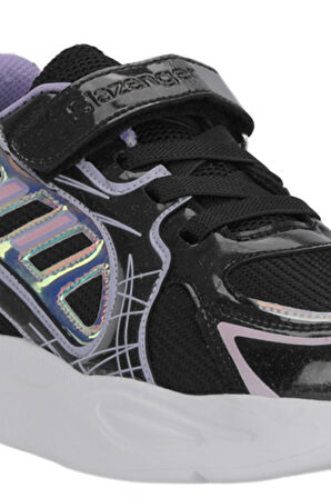 Slazenger KELSY Kız Çocuk  Siyah / Mor Günlük Spor Ayakkabısı