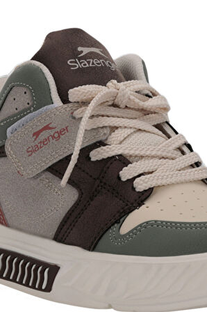 Slazenger NESS Çocuk  Beyaz / Yeşil Günlük Spor Ayakkabısı