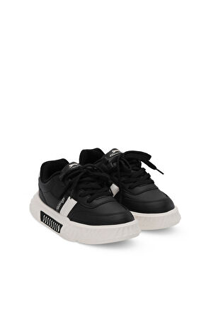 Slazenger NIGEL Çocuk  Siyah / Beyaz Günlük Spor Ayakkabısı