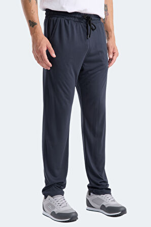 Slazenger KINSPORT IN Erkek Cepli Koyu Gri Eşofman Altı