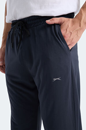 Slazenger KINSPORT IN Erkek Cepli Koyu Gri Eşofman Altı