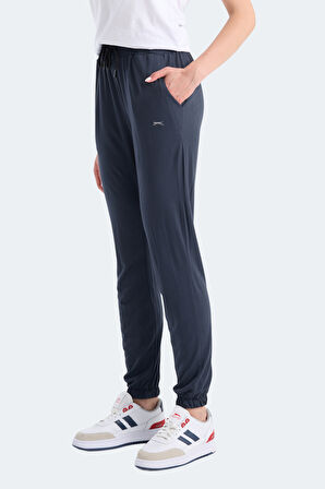 Slazenger KAIDA IN Kadın Cepli Dar Paça Koyu Gri Eşofman Altı