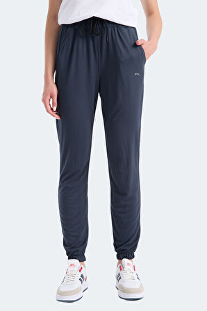 Slazenger KAIDA IN Kadın Cepli Dar Paça Koyu Gri Eşofman Altı