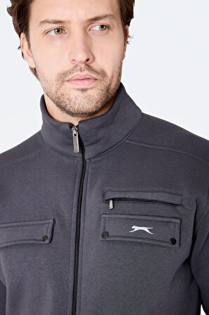 Slazenger FLICKER Erkek  Koyu Gri Eşofman Takımı