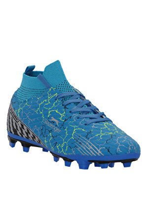 Slazenger CORNER Erkek Halı Saha Saks Mavi Futbol Ayakkabısı