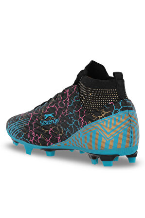 Slazenger CORNER Erkek Halı Saha Siyah Futbol Ayakkabısı