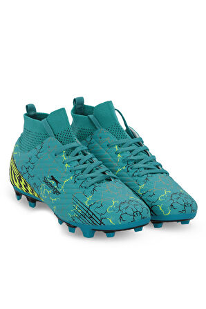 Slazenger CORNER Erkek Halı Saha Turkuaz Futbol Ayakkabısı