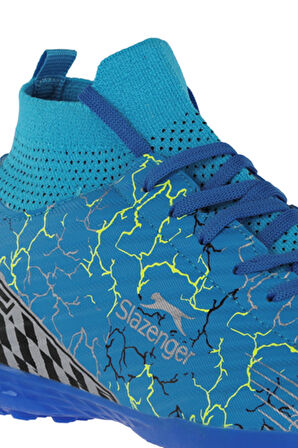 Slazenger CORNER Erkek Halı Saha Saks Mavi Futbol Ayakkabısı