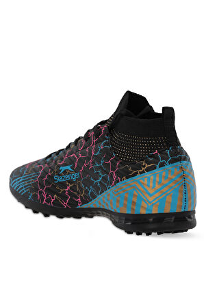 Slazenger CORNER Erkek Halı Saha Siyah Futbol Ayakkabısı