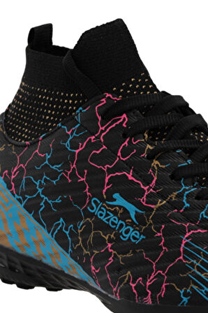 Slazenger CORNER Erkek Halı Saha Siyah Futbol Ayakkabısı