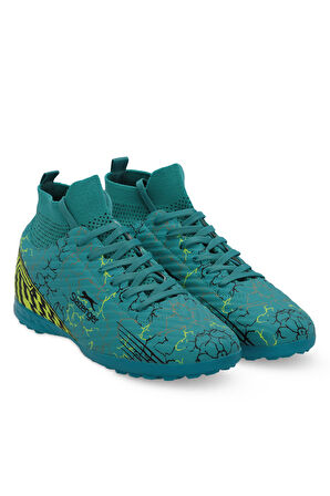 Slazenger CORNER Erkek Halı Saha Turkuaz Futbol Ayakkabısı